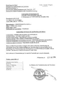 Autorisation de fonctionner — page 1